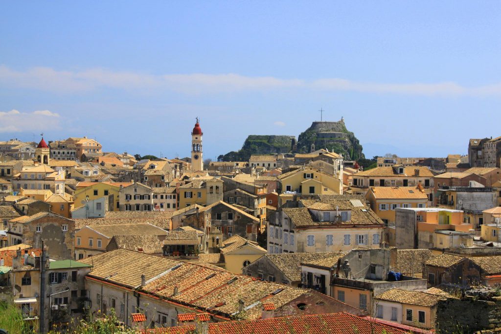 A view of Corfu Town